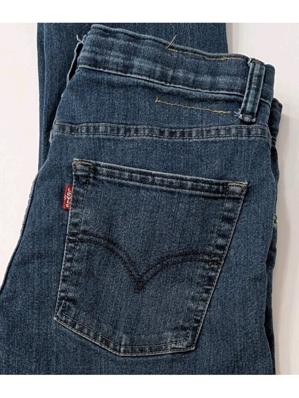 Levi's Boys Jeans 511 Slim Adjustable Waist Blue Denim Red Tab Pants Size 16